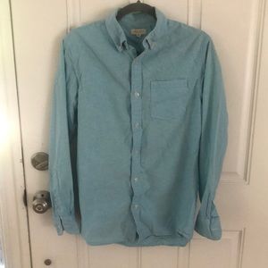 Sonoma Life & Style Men's Blue Cotton Button Down Collared Shirt.  Size Small